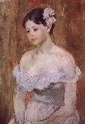 Berthe Morisot, The girl wearing the fresh flowers